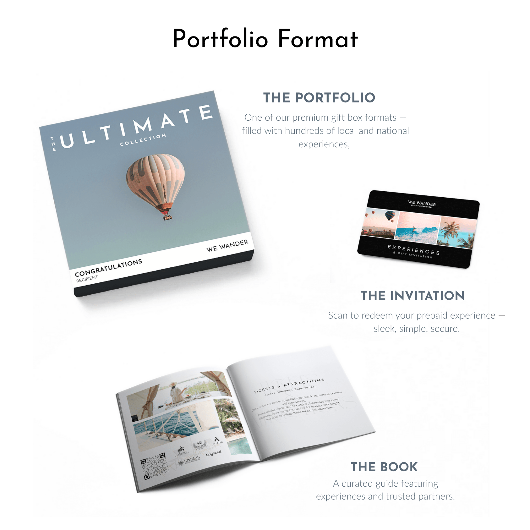 Moments for Two - Experience Portfolio for business - We Wander