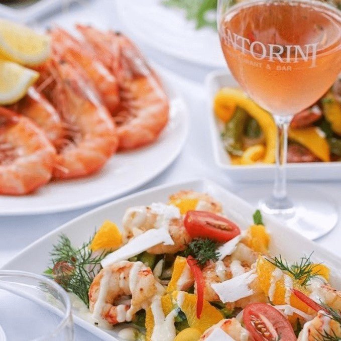 A Grand Greek Dining Signature At Santorini Restaurant Grill Bar - We Wander