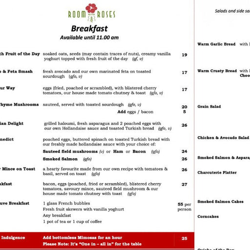 A Premier Fine Dining Experience At Room With Roses - We Wander